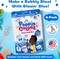PoppinColorz Blazin' Blue Colour Bubbles for Kids, 8 Bubble Solution Kits with Bubble Wands - Non-Toxic Mini Bubbles Party Favours for Boy Gender Reveal, Birthday Bubble Party - Made in the USA.